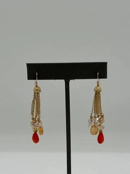 Blue Copper | Blue Copper - Women's Carnelian Citrine Herkimer Pearl Earrings,商家ELITE FINDS,价格¥1419