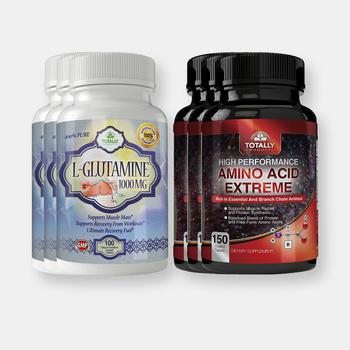 商品Totally Products | L-Glutamine and Amino Acid Extreme Combo pack,商家Verishop,价格¥436图片