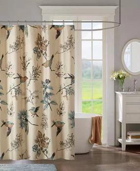 Madison Park | Quincy Cotton Shower Curtain, 72" x  72",商家Macy's,价格¥245