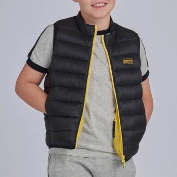 Barbour International, Barbour International | Barbour International Boys' Reed Gilet - Black/Yellow商品图片 6折起