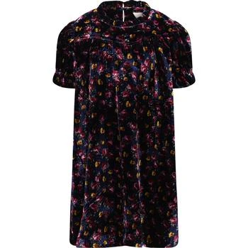 推荐Flowers all over vintage dress in navy商品