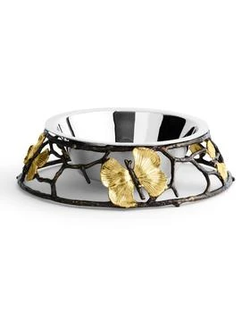 Michael Aram | Butterfly Ginkgo Large Dog Bowl,商家Neiman Marcus,价格¥1500