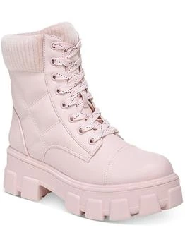推荐Darren Womens Sateen Ankle Combat & Lace-up Boots商品