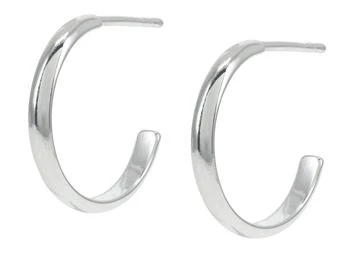 Madewell | Delicate Collection Demi-Fine 14k Plated Small Hoop Earrings,商家Zappos,价格¥155