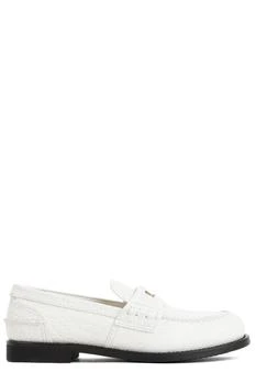 Miu Miu | Miu Miu Logo Plaque Slip-On Loafers 8.1折