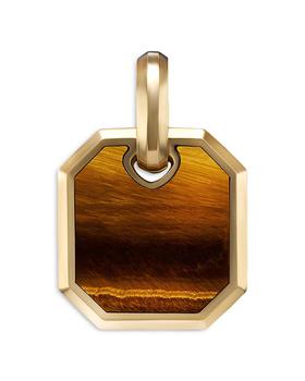 商品David Yurman | 18K Yellow Gold Amulets Tiger's Eye Roman Pendant,商家Bloomingdale's,价格¥7344图片