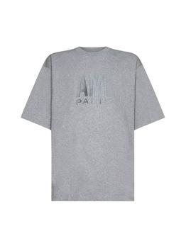AMI | AMI Logo Printed Crewneck T-Shirt商品图片,8.1折