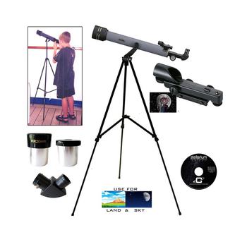 商品Cosmo Brands | Galileo 600 X 50 Starter Telescope with Red Dot Finderscope and Stellarium CD,商家Macy's,价格¥1153图片