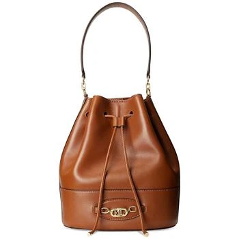 Ralph Lauren | Women's Full-Grain Leather Large Andie Drawstring Bag 6折, 满1件减$9.19, 满一件减$9.19