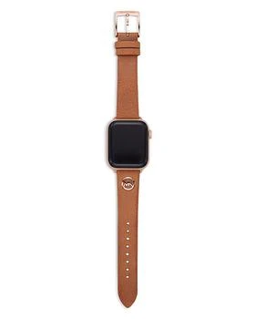 推荐Logo Charm Leather 38-40mm Band for Apple Watch®商品