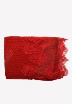 商品Valentino | Lace Embroidered Pleated Shawl,商家Thahab,价格¥8414图片