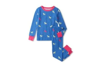 Hatley | Unicorn Glow Cotton Pajama Set (Toddler/Little Kid/Big Kid),商家Zappos,价格¥298