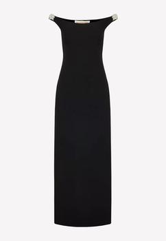 商品Valentino | Off-Shoulder Crystal-Embellished Long Gown,商家Thahab,价格¥55880图片