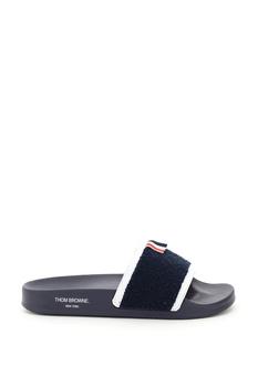 thom browne鞋, Thom Browne | Thom Browne Terry Cloth Pool Slides商品图片 4.7折