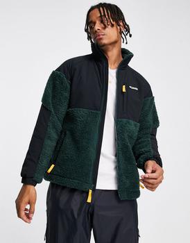 Columbia | Columbia Ballistic Ridge full zip fleece jacket in green and black商品图片,
