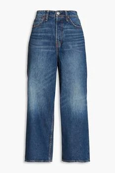 Rag & Bone | Maya cropped high-rise wide-leg jeans,商家THE OUTNET US,价格¥559