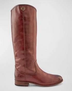 Frye | Melissa Button Leather Tall Riding Boots 