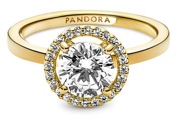 潘多拉戒指是什么牌子, PANDORA | Sparkling Round Halo Ring商品图片 9.1折