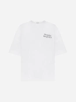 Alexander McQueen | Logo cotton t-shirt 4折, 独家减免邮费