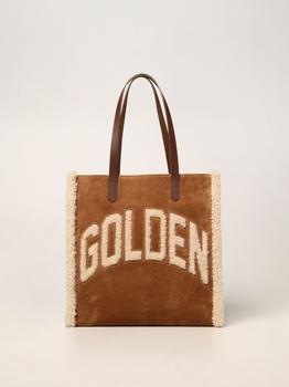 推荐California East-West Golden Goose bag in suede and wool商品