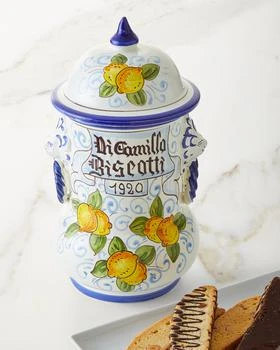 Dicamillo Baking Co | Il Faso Limone e Leone Biscotti Jar, 13 oz.,商家Neiman Marcus,价格¥1544