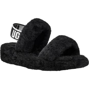 ugg男鞋鞋子, UGG | Ugg Womens Oh Yeah Shearling Open Toe Slip-On Slippers商品图片 3.5折起