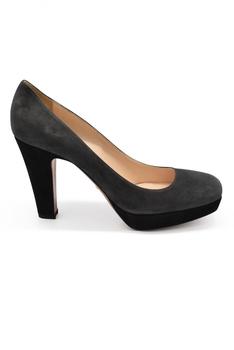 Prada | Luxury Shoes For Women   Prada Pumps In Grey Suede商品图片,9折