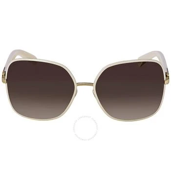 Salvatore Ferragamo | Brown Square Ladies Sunglasses SF150S 721 59 1.8折, 满$200减$10, 满减