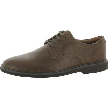 推荐Clarks Mens MALWODD LACE Leather Round toe Oxfords商品