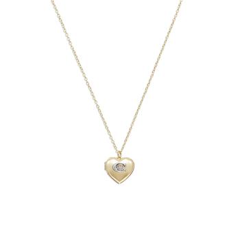 Coach | Signature Heart Locket Necklace商品图片,