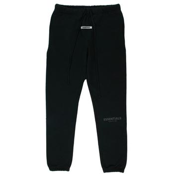 essentials裤子, Essentials | Fear Of God Essentials Black Reflective Lounge Sweatpants商品图片 5.9折