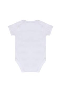 essentials短袖, Larkwood | Larkwood Baby Boys/Girls Essential Short Sleeve Bodysuit (White)商品图片 9.6折