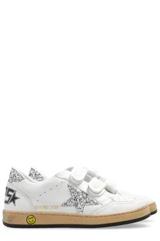 Golden Goose | Golden Goose Kids Ball Star Glittered Sneakers,商家Cettire,价格¥1478