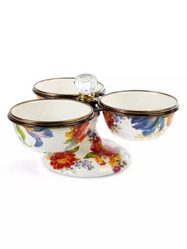 MacKenzie-Childs | Flower Market Triplicity Bowl Set,商家Saks Fifth Avenue,价格¥2167