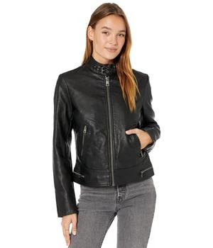 Levi's | Faux Leather Buckle Racer Jacket,商家Zappos,价格¥622