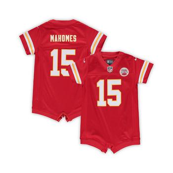NIKE | Infant Girls and Boys Patrick Mahomes Red Kansas City Chiefs Romper Jersey商品图片,