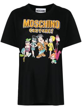 推荐T-shirt with moschino x the flintstones商品