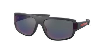 推荐Dark Grey Rectangular Mens Sunglasses PS 03WS UR701G 66商品