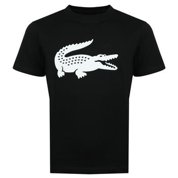 Lacoste | Black & White Crocodile Logo T Shirt商品图片,6.9折×额外9折, 额外九折