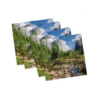 Ambesonne | Yosemite Set of 4 Napkins, 12" x 12",商家Macy's,价格¥202