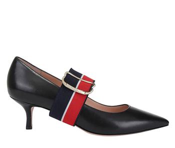 bally女鞋高跟鞋, Bally | Ladies Bebe Black Leather Pumps商品图片 4.9折