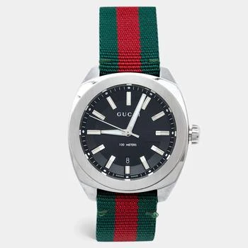 推荐Gucci Black Stainless Steel Nylon GG2570 YA142305 Men's Wristwatch 41 mm商品