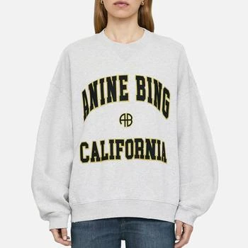 推荐Anine Bing Jaci California Cotton-Jersey Sweatshirt商品