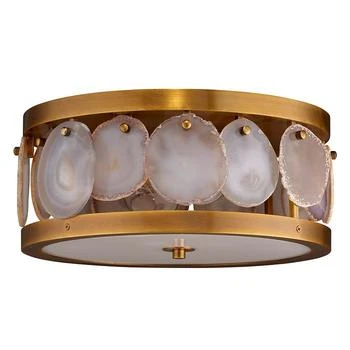 Jamie Young | Small Upsala Agate Flush Mount Ceiling Light,商家Bloomingdale's,价格¥8250