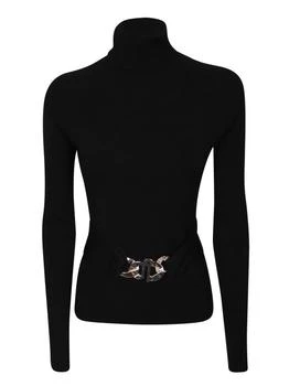 推荐Black Jumper With Cut-Out Details To The Rear商品