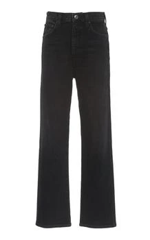 推荐Agolde - Pinch Stretch High-Rise Kick-Flare Jeans - Grey - 27 - Moda Operandi商品