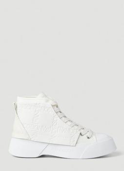 推荐Logo Debossed Sneakers in White商品