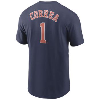 NIKE | Men's Carlos Correa Houston Astros Name and Number Player T-Shirt商品图片,独家减免邮费