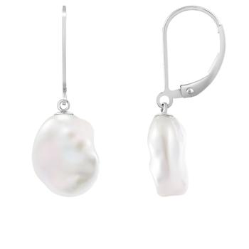 Splendid Pearls | Sterling Silver 11-12mm Pearl Earrings商品图片,6.9折