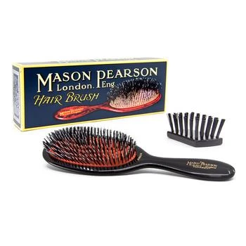 Mason Pearson | MasonPearson梅森皮尔森‘初级’尼龙鬃毛梳附带清洁梳 BN2C,商家Unineed,价格¥947